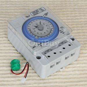   Shipping AC 100 240V Timer Time Switch 24 Hour w/ Power Reserve  
