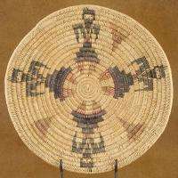   American Navajo Hand Woven LRG Yei Bei Chai Wedding Basket  