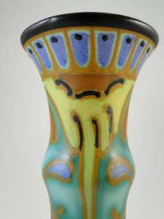 Vintage Corel Schoonhaven Holland Gouda Art Pottery Bud Vase Miniature 