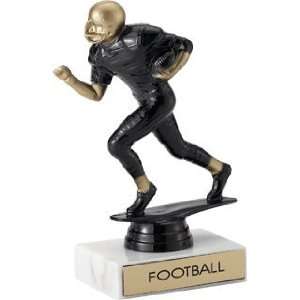   Trophies   6â€ Black Uniformed Football Trophy