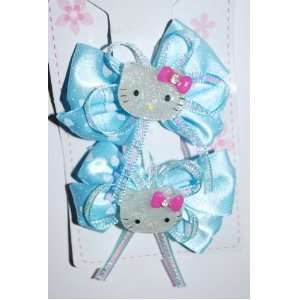  2pc Hello Kitty Girls Barrette, Hair Accessory with Bow 