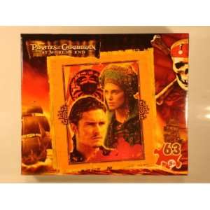 Pirates of the Caribbean At Worlds End 63 Piece Jigsaw Puzzle 9 1/8 X 