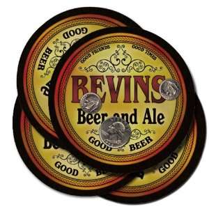  BEVINS Family Name Beer & Ale Coasters: Everything Else