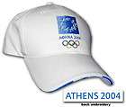 ATHENS 2004 OLYMPIC WHITE BASEBALL CAP HAT NWT  