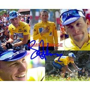  : Lance Armstrong AUTOGRAPHED Tour De France COLLAGE: Everything Else