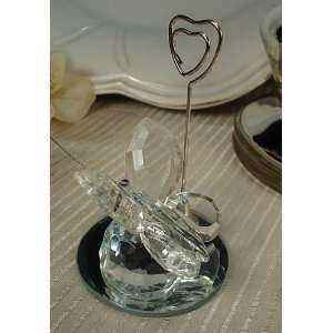  Wedding Favors Mini crystal Butterfly place card holder 