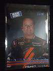   Harvick autographed WHEELS MAIN EVENT 2011 29 DRIVER INTRODUCTION card