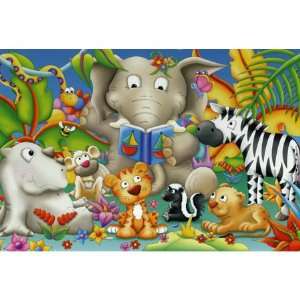  Jolly Jungle Story Time Jigsaw Puzzle 70pc: Toys & Games