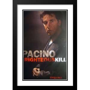 Righteous Kill 32x45 Framed and Double Matted Movie Poster   Style E 