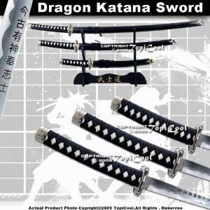 Black Classic Japanese Samurai Katana Sword Set Sword 