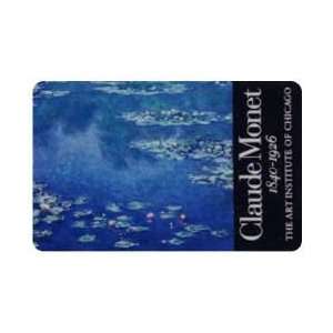  Collectible Phone Card 20m Claude Monet #1 (Water Lillies 