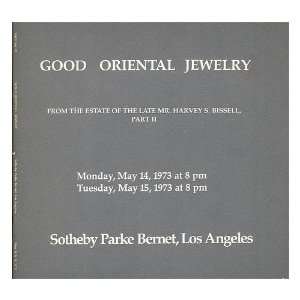 Oriental Jewelry  from the Estate of the Late Mr. Harvey S. Bissell 