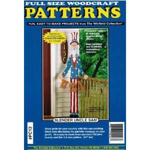   Slender Uncle Sam Patriotic Woodworking Plans: Arts, Crafts & Sewing