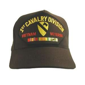  1st Cavalry Division Vietnam Veteran Cap w/ Ribbons: Everything Else
