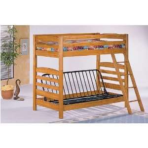  Solid Wood and Metal Futon Bunk Bed: Home & Kitchen