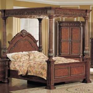   : Yuan Tai Furniture KA7600Q Kamella Queen Canopy Bed: Home & Kitchen