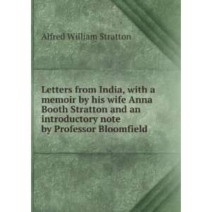   note by Professor Bloomfield Alfred William Stratton Books