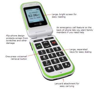  Doro 410 Burgundy (Consumer Cellular) Cell Phones & Accessories