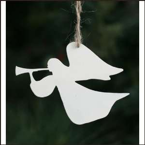  Angel with Horn Ornament, Set of 6