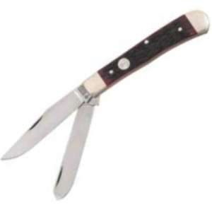  Boker Red Bone Series Trapper Pocket Knife: Sports 