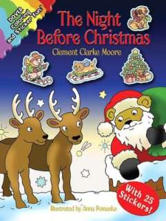 BARNES & NOBLE  The Night before Christmas: Coloring Book by Clement 