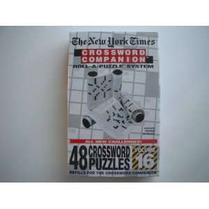 The New York Times: Crossword Companion Roll A Puzzle Refills Volume 