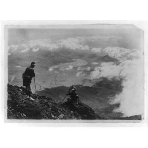  ,Mt,hiking,ponds,goriki,Herbert G Ponting,Japan,c1905