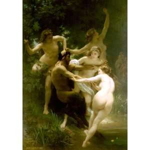  Acrylic Keyring Bouguereau Nymphes et satyre