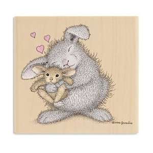  Stampabilities House Mouse Wood Mounted Rubber Stamp: Love 