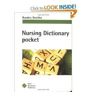  PaperbackNursing Dictionary pocket byBowden n/a and n/a Books