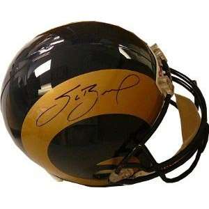  Sam Bradford Signed Rams Full Size Replica Helmet: Sports 