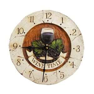 Wine Time clock #772: Home & Kitchen