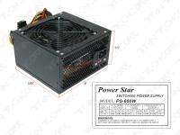   12CM Fan 650W ATX Black Power Supply w/20 24pin SATA PCI E NEW  