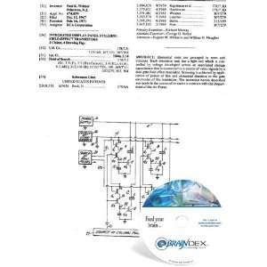   CD for INTEGRATED DISPLAY PANEL UTILIZING FIELD EFFECT TRANSISTORS