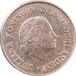 Netherlands   1964 25 Cent ~  