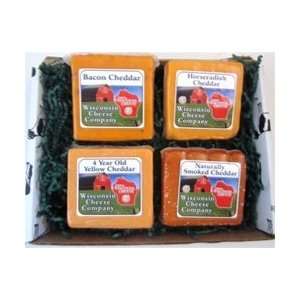 Wisconsin Cheddar Cheese Variety Approx. 2lb Gift Box:  