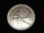 1986 c3 CANADA CANADIAN 25 CENTS QUARTER COIN WITH CARIBOU ANIMAL COOL 