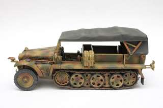 Built 1/35 WWII German SdKfz 10 Demag D7 Italeri  