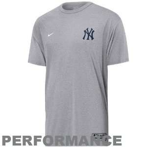  Nike New York Yankees Ash Training Top T shirt Sports 