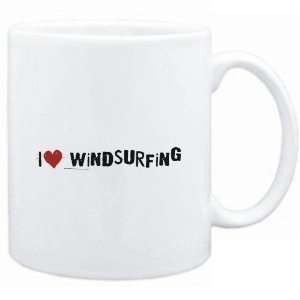 Mug White  Windsurfing I LOVE Windsurfing URBAN STYLE  Sports 