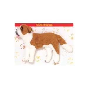  St Bernard Stuffed Sticker Automotive