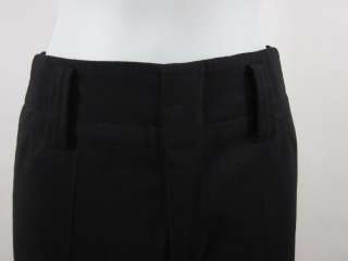 NWT CLUB MONACO Black Wool Pants Slacks Sz 6  