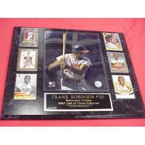  Orioles Frank Robinson EXTRA LARGE PLAQUE w/6 CARDS 