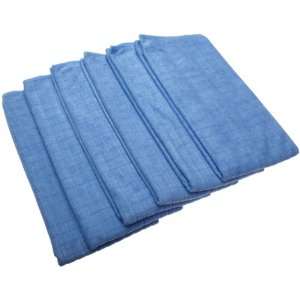   Blue Microfiber Windowpane Cleaning Towel , (Set of 6) Automotive