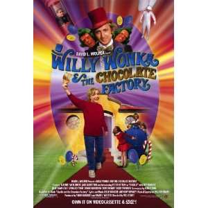  Willy Wonka and the Chocolate Factory Movie Poster (11 x 