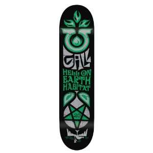  Habitat Fred Gall Hell On Earth Skate Deck (Large) Sports 
