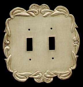 VICTORIAN ANTIQUE LIGHT SWITCH PLATE 2  SWITCH / V 2  