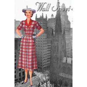  Wall Street Dress 1950 24X36 Giclee Paper