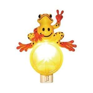  Peace Frogs Smiley Face Frog Night Light: Home & Kitchen