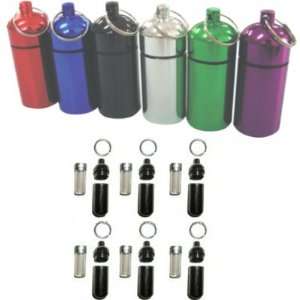   CHROME Geocaching Anodized Metal ID Tag Holders GPS 